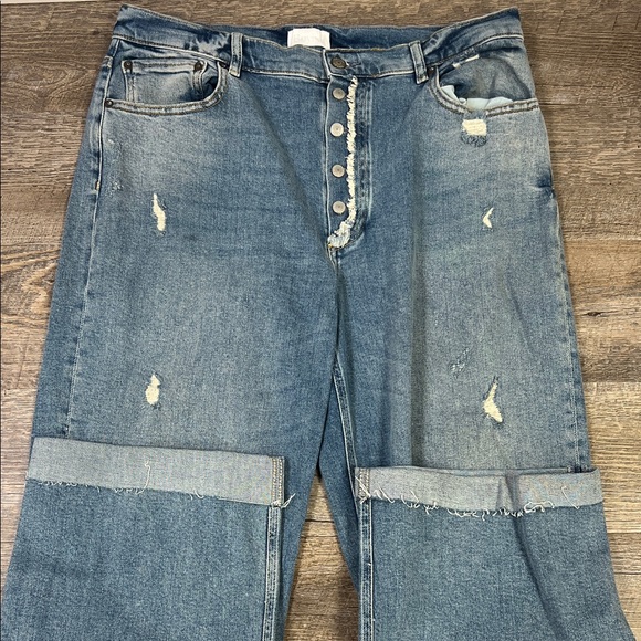 Boyish “The Mikey” High-Rise Wide Leg Jeans – Women’s Size 31 - Picture 5 of 16